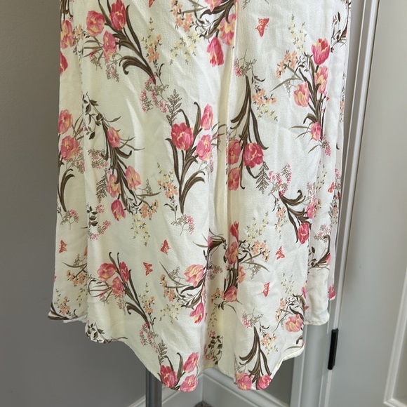 Reformation Inka Dress in Leila Off Shoulder Smocked Floral Womens Size XL - Picture 11 of 15